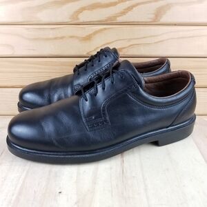 Florsheim 20881 Comfortech Black Leather Oxford Lace Up Dress Shoes Men's 12 US